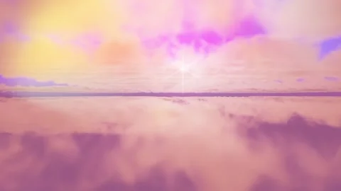 Flying between clouds2 Stock Footage 259100071