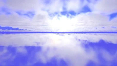 Flying between cloudsF Video stock 259100198