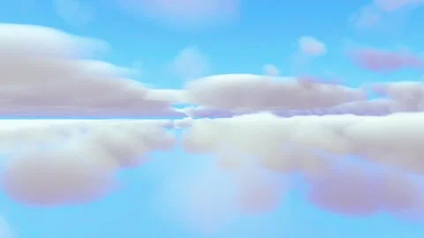 Flying between thick clouds 3 Stock Footage 259100124