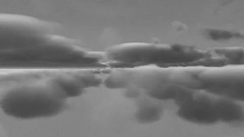 Flying between thick clouds 4 Stock Footage 259100183