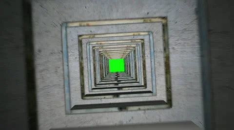 Flying Between Walls Stock Footage 12848715