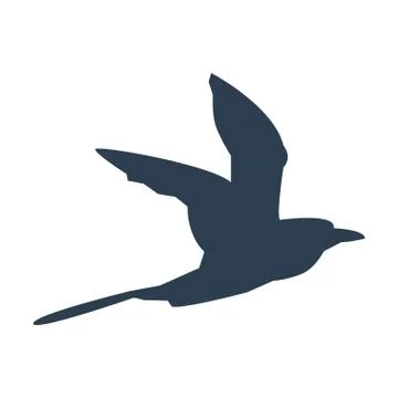 Flying bird icon Stock Illustration