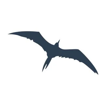 Flying bird icon Stock Illustration