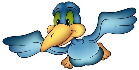 Flying Bird Stock Illustration
