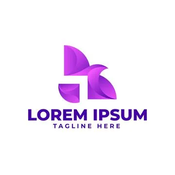 Flying bird logo design template Stock Illustration