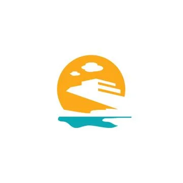 Flying bird sign Stock Illustration
