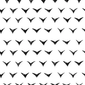 Flying birds - seamless pattern 스톡 일러스트