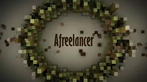 Flying Bits Logo Reveal Stock After Effects