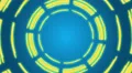 Flying blue circles HD Footage