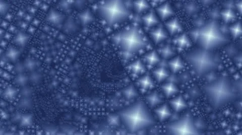 Flying blue crystals 動画素材 10833764