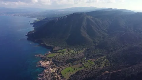 Flying from Blue Lagoon Stock Footage 145496547
