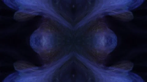 Flying Blue Regals - evolving blue and purple over Black - NO CGI here Stock Footage 257024278