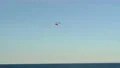 Flying boat soaring over the Atlantic Ocean HD 동영상
