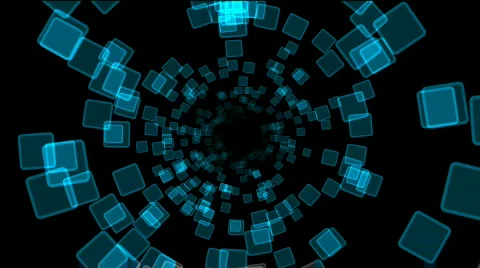 Flying boxes Stock Footage 873924