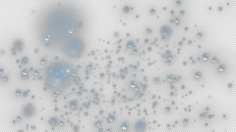 Flying Bubbles On Alpha Video stock 310082544