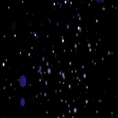 Flying bubbles blue plus white Stock-Footage 69430610