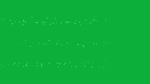 Flying bubbles motion graphics with green screen background, 4k, loop Stock Footage 276324462
