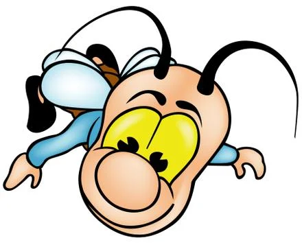 Flying Bug Stock Illustration