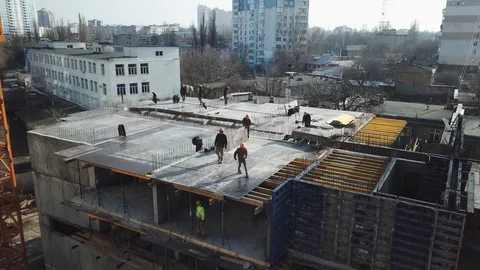 Flying up to the building 스톡 동영상 112016205