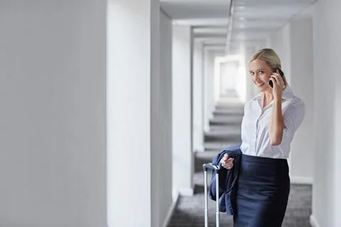 Flying business class Stock Photos