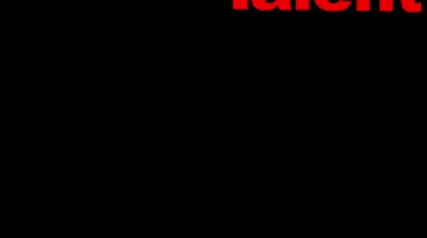 Flying business oriented words Stock Footage 56645106