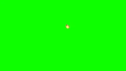 Flying Butterfly Animation on Green Screen Background for Chroma Key Videos Stock Footage 265148947