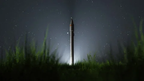 Flying the camera around the space rocket from the lower angle. concept of 3d 스톡 동영상 154030204