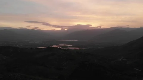 A flying camera flies beautifully in the mountains of Vietnam Stock Footage 115269949