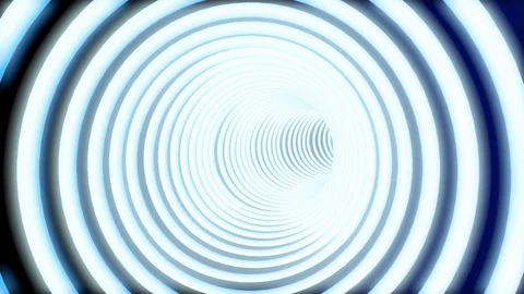 Flying camera on a glowing tunnel Stock-Footage 109634766