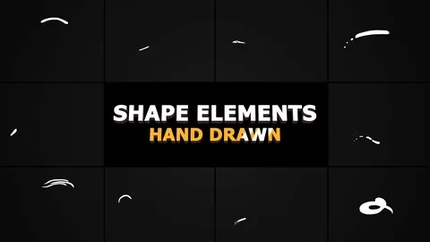 Flying Cartoon Lines Stock After Effects