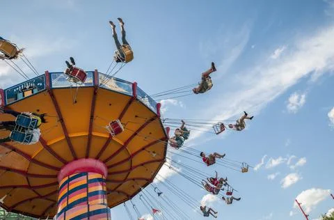 Flying chair Stock Photos