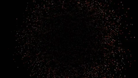 Flying Characters Video stock 160654744