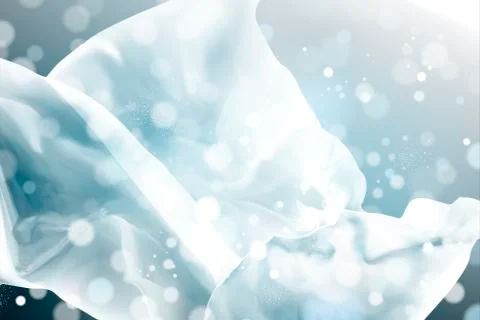 Flying chiffon design Stock Illustration