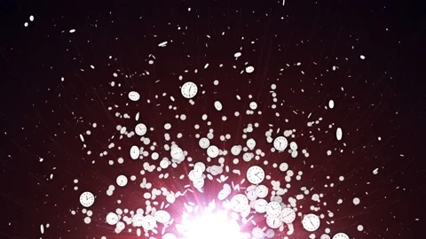 Flying Clocks Animation, Background, Loop Stock Footage 171156994