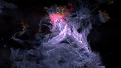 Flying close to nebulas in the outer space 動画素材 228879468