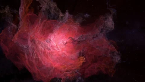 Flying close to nebulas in the outer space 動画素材 228881551