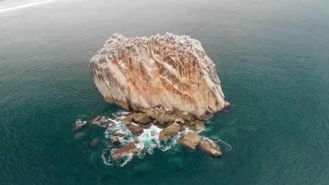 Flying closely to Witch Rock Video stock 169595188