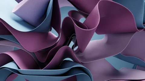 Flying cloth abstract background Stock Footage 286415900