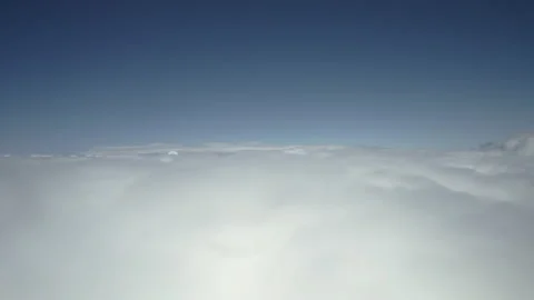 Flying in the clouds, flying in the sky Stock Footage 180042826