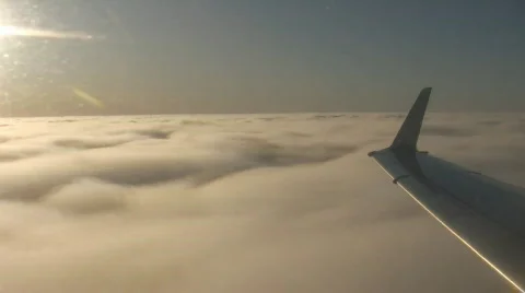 Flying into the clouds Stock Footage 584691