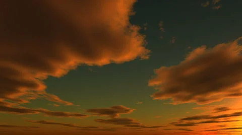 Flying clouds Stock Footage 1086344