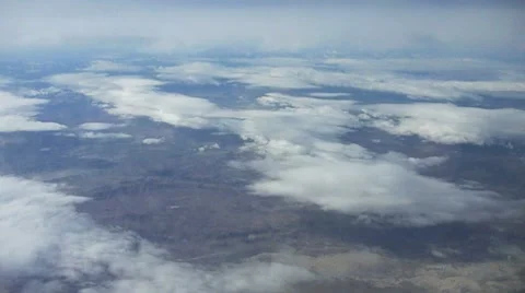 Flying in the Clouds Stock Footage 7136133
