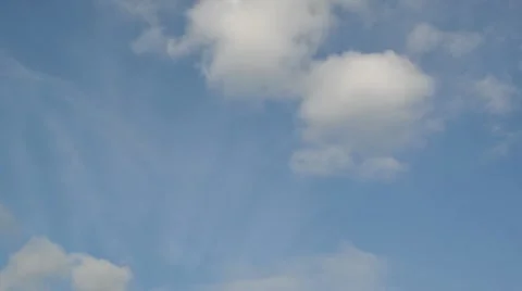 Flying clouds Stock Footage 10711336
