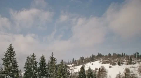 Flying clouds Stock Footage 10818197