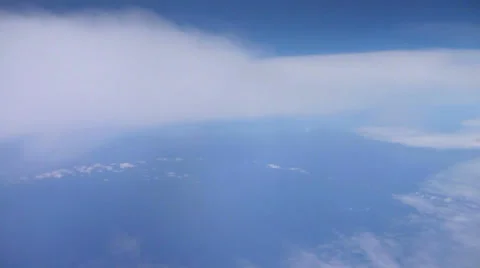 Flying into the Clouds Stock Footage 23314606