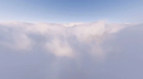 Flying in the clouds Stock Footage 35416789