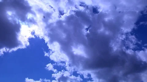 Flying clouds Stock Footage 77528819