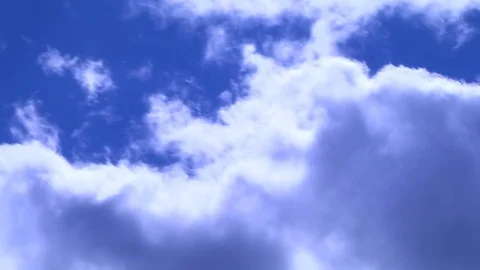 Flying clouds Stock Footage 77528872