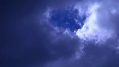 Flying clouds Stock Footage 77528988