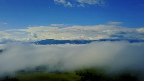 Flying into clouds  스톡 동영상 87621899